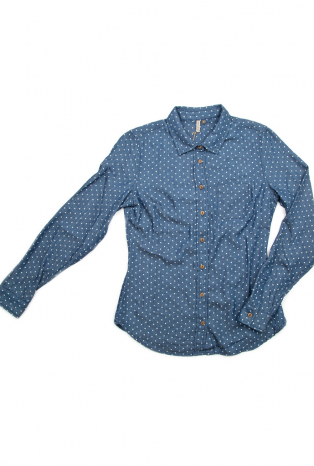LS 1287 \ Блузка женская \ WESTLAND \ FW17 \ Denim Blue \ Westland ltd Гонконг